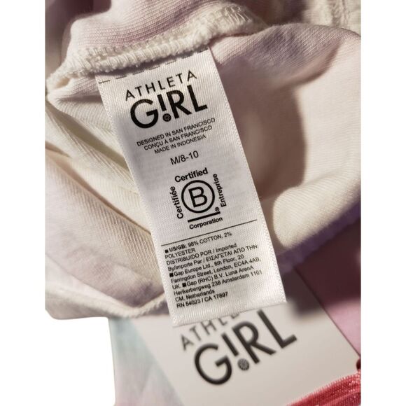 Athleta Girl Sundown Tie Dye Cropped Sweatshirt - Picture 10 of 13